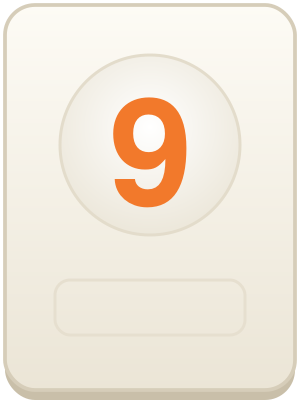 9 portocaliu