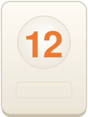 12 portocaliu